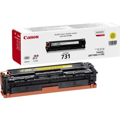 Canon 731 kaseta z tonerem 1 szt. Oryginalny Żółty