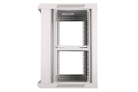 Extralink 12U 600x450 Szara | Szafa rack | montowana na ścianie