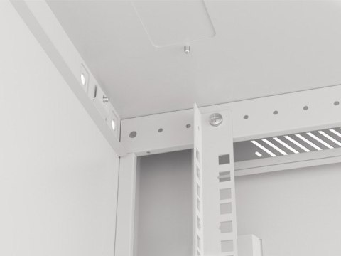 Lanberg :: Rack Cabinet 19? Wall-Mount 15U/600X600 (flat-pack) V2 Grey, Glass door