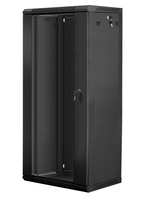 Lanberg :: Rack Cabinet 19? Wall-Mount 27U/600X450 (flat-pack) V2 Black LANBERG