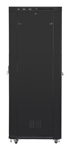 SZAFA INSTALACYJNA RACK STOJĄCA 19" 47U 800X1000 CZARNA DRZWI SZKLANE LCD LANBERG (FLAT PACK) V2