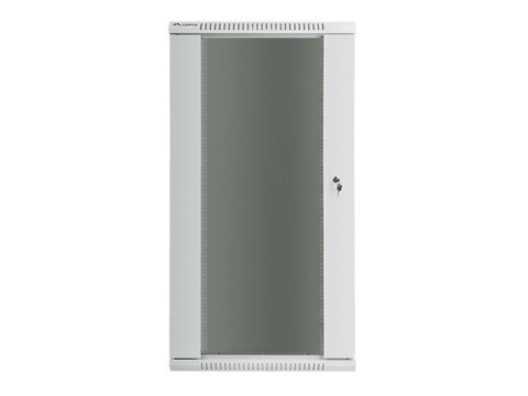 SZAFA INSTALACYJNA RACK WISZĄCA 19" 27U 600X600 SZARA LANBERG (FLAT PACK) V2
