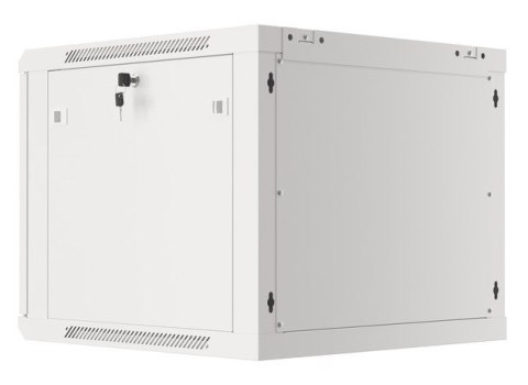 SZAFA INSTALACYJNA RACK WISZĄCA 19" 9U 600X600 SZARA DRZWI METALOWE LANBERG (FLAT PACK)