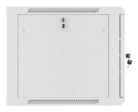SZAFA INSTALACYJNA RACK WISZĄCA 19" 9U 600X600 SZARA DRZWI METALOWE LANBERG (FLAT PACK)
