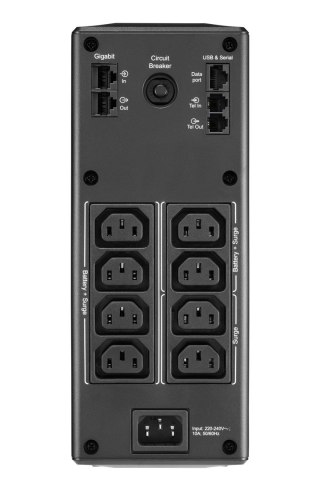 BACK UPS PRO BR 1600VA 8/OUTLETS AVR LCD INTERFACE BACK U