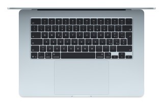 Apple MacBook Air Apple M M4 Laptop 38,9 cm (15.3") 16 GB 256 GB SSD Wi-Fi 6E (802.11ax) macOS Sequoia Niebieski