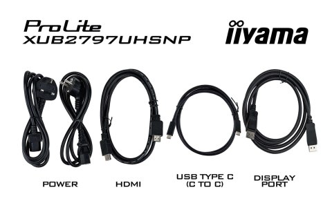 Monitor IIYAMA 68.5cm (27") XUB2797UHSNP-B1 16:9 HDMI+DP+USB-C IPS