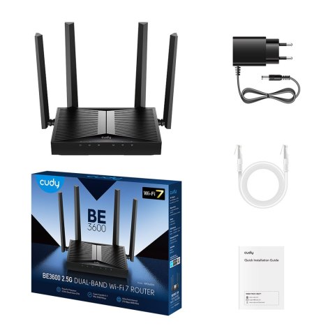 Router CUDY WR3600H BE3600 2.5G Wi-Fi 7 Mesh Router