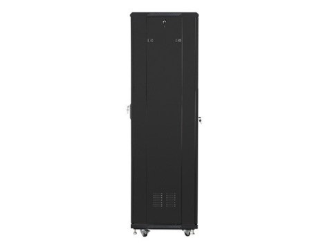 SZAFA INSTALACYJNA RACK STOJĄCA 19" 42U 600X600 CZARNA LANBERG (FLAT PACK)