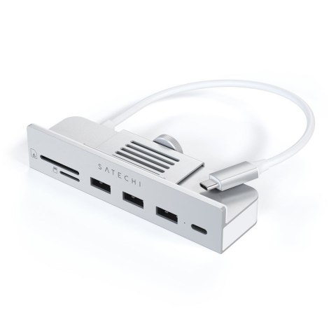 Satechi Aluminum USB-C Clamp Hub Pro dla Apple iMac (6 in 1)
