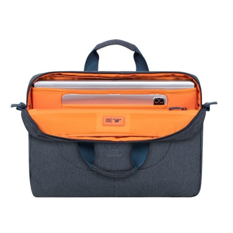 Torba do notebooka 15,6" RIVACASE Galapagos, szara, z materiału wodoodpornego