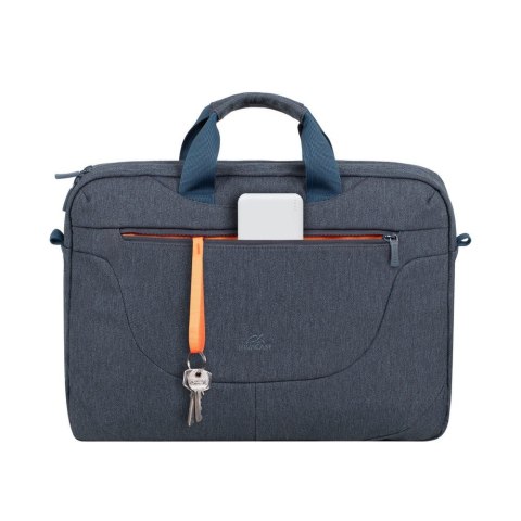 Torba do notebooka 15,6" RIVACASE Galapagos, szara, z materiału wodoodpornego