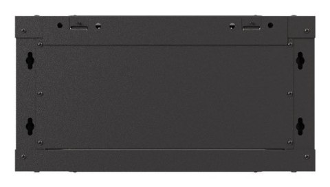 Szafa instalacyjna rack wisząca 19" 4U 540x350 czarna drzwi przeszklone LANBERG (flat pack)