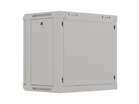 Szafa instalacyjna rack wisząca 19" 9U 540x350 szara drzwi przeszklone LANBERG (FLAT PACK)