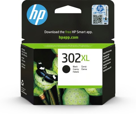 Tusz HP czarny HP 302XL, HP302XL=F6U68AE, 480 str.,8,5 ml