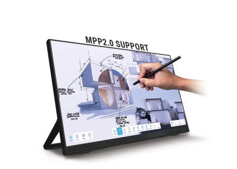 Iiyama ProLite T2255MSC-B1 monitor komputerowy 54,6 cm (21.5") 1920 x 1080 px Full HD LCD Ekran dotykowy Czarny