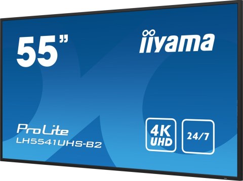Monitor 55IN 3840X2160 4K UHD IPS 1 HAZ/VGA HDMI 500CD/QM MEDIA PLAY USB