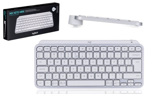 Logitech MX Keys Mini Minimalist Wireless Illuminated Keyboard klawiatura RF Wireless + Bluetooth QWERTY Angielski Szary