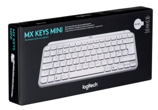 Logitech MX Keys Mini Minimalist Wireless Illuminated Keyboard klawiatura RF Wireless + Bluetooth QWERTY Angielski Szary