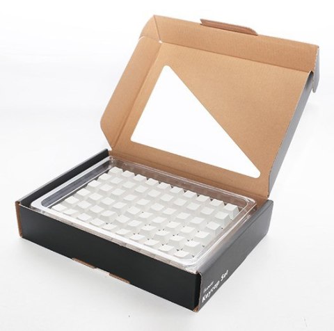 Zestaw Ducky Blank White PBT, profil wiśniowy - 133, układ ANSI-US, układ ANSI-US