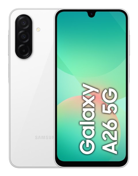 Samsung Galaxy A26 17 cm (6.7") Hybrid Dual SIM Android 15 5G USB Type-C 6 GB 128 GB 5000 mAh Biały