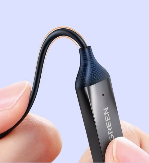 Ugreen Odbiornik dźwięku adapter audio Bluetooth 5.3 USB-3,5 mm mini jack (czarny)
