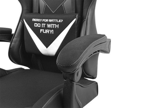 FURY FOTEL GAMINGOWY AVENGER L CZARNO-BIAŁY