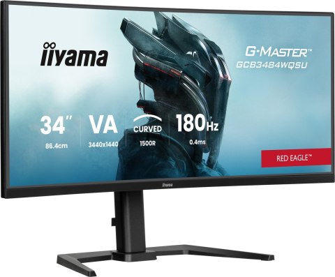Monitor IIYAMA 86,4 cm (34") GCB3484WQSU-B1 21:9 2xHDMi+2xDP+USB-C Curved