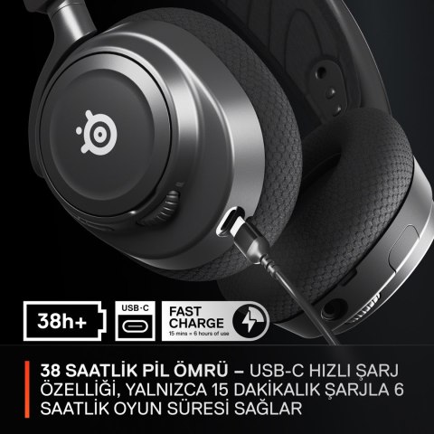 Słuchawki SteelSeries Arctis Nova 7 Czarne (61553)