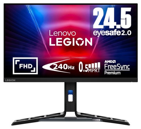 Lenovo Legion R25f-30 24.5"FHD VA 240Hz 380nits AG HDMI, DP Raven Black