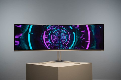Philips Evnia 8000 49M2C8900/00 monitor komputerowy 124,2 cm (48.9") 5120 x 1440 px Dual QHD QDOLED Biały