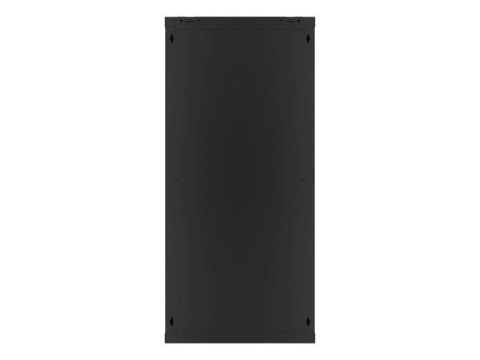 Szafa jednosekcyjna Lanberg WF01-6427-10B (27U; 1300mm / 600mm / 450 mm; wisząca; Szklane; 19''; kolor czarny)