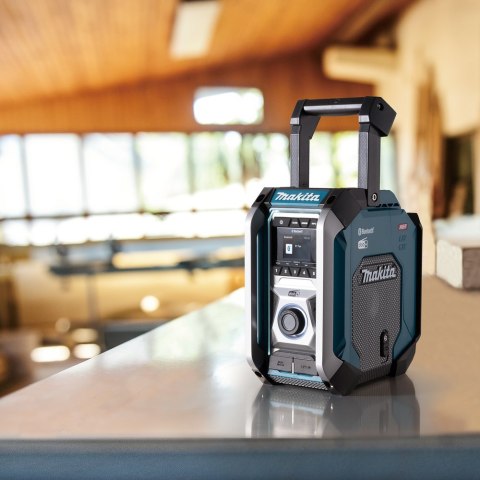 Makita Radio MR007G 12/14,4/18/40V XGT MR007GZ ładowarką DAB/DAB+ USB
