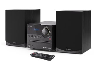 Sharp XL-B517D(BK) Mikrosystem Hi-Fi, CD/FM/USB/Bluetooth v5.0, Wejście Aux, 45W, Czarny Sharp | Mikrosystem Hi-Fi | XL-B517D(BK