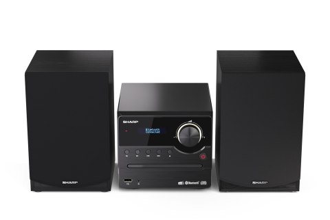 Sharp XL-B517D(BK) Mikrosystem Hi-Fi, CD/FM/USB/Bluetooth v5.0, Wejście Aux, 45W, Czarny Sharp | Mikrosystem Hi-Fi | XL-B517D(BK