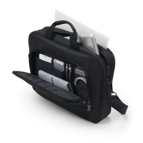 DICOTA Eco Top Traveller BASE 35,8 cm (14.1") Torba ładowana od góry Czarny