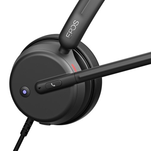 EPOS IMPACT 460T Zestaw słuchawkowy Przewodowa Opaska na głowę Połączenia/muzyka USB Type-C Czarny