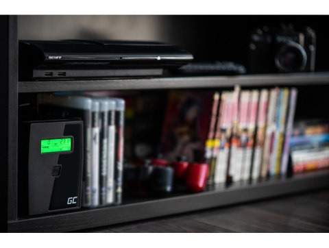 Green Cell UPS05 zasilacz UPS Technologia line-interactive 3 kVA 1200 W 5 x gniazdo sieciowe Green Cell UPS05 zasilacz UPS Technologia line-interactive 3 kVA 1200 W 5 x gniazdo sieciowe