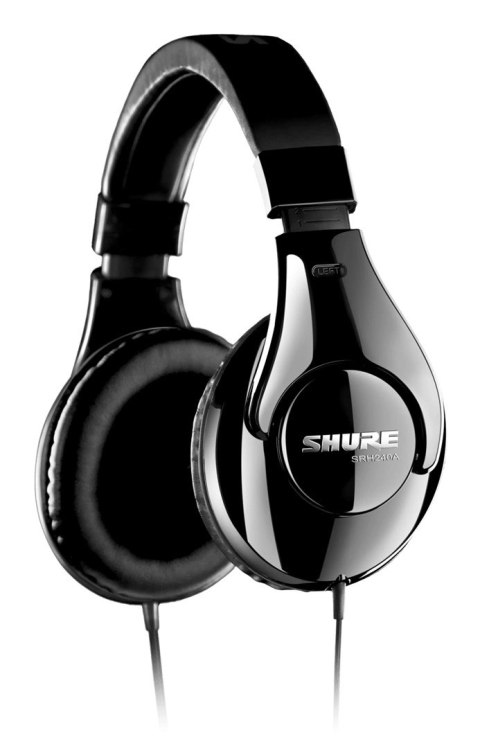 Shure SRH240A-EFS Słuchawki Przewodowa Czarny
