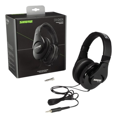 Shure SRH240A-EFS Słuchawki Przewodowa Czarny