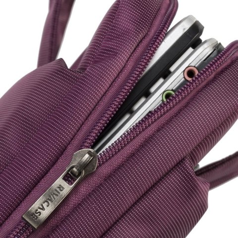 Torba do notebooka 15,6" RIVACASE Central, fioletowa