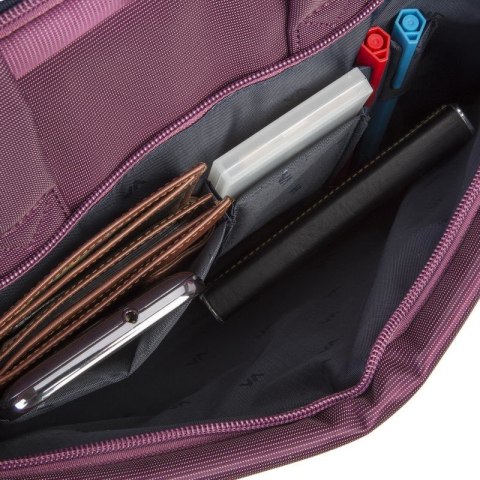 Torba do notebooka 15,6" RIVACASE Central, fioletowa