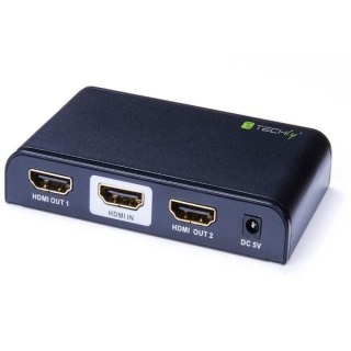 Techly IDATA HDMI2-4K2 rozgałęziacz telewizyjny HDMI 2x HDMI