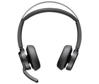 POLY Zestaw słuchawkowy Voyager Focus 2 USB-C-C + przejściówka USB-C/A Adapter + podstawka ładująca