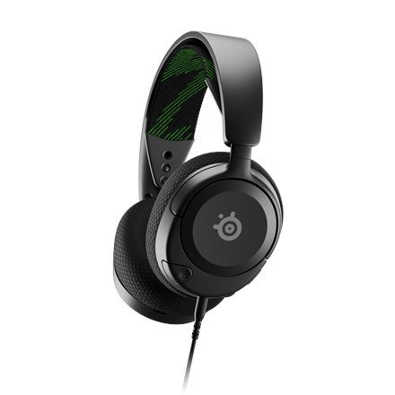 Steelseries ARCTIS NOVA 1X Zestaw słuchawkowy Przewodowa Opaska na głowę Gaming Czarny, Zielony