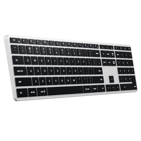 Satechi Slim X3 - klawiatura z układem numerycznym Bluetooth do czterech urządzeń USB-C (silver)