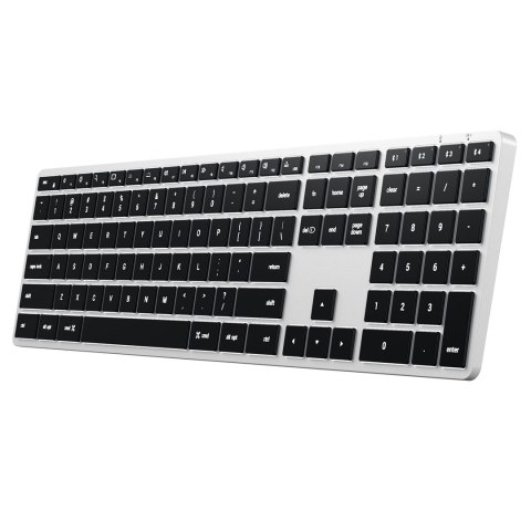 Satechi Slim X3 - klawiatura z układem numerycznym Bluetooth do czterech urządzeń USB-C (silver)
