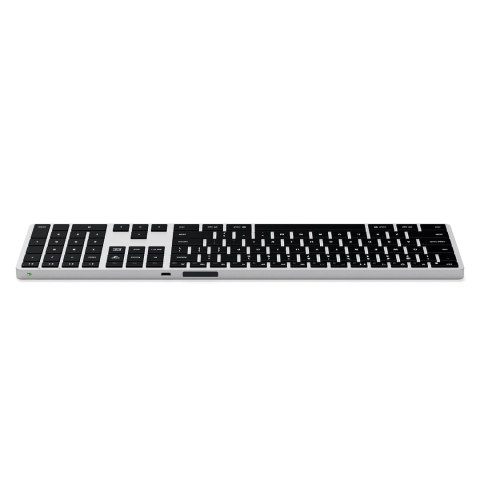 Satechi Slim X3 - klawiatura z układem numerycznym Bluetooth do czterech urządzeń USB-C (silver)