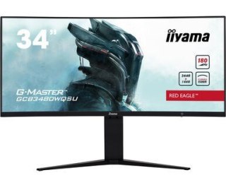 Iiyama G-MASTER GCB3480WQSU-B1 monitor komputerowy 86,4 cm (34") 3440 x 1440 px UltraWide Quad HD LCD Czarny