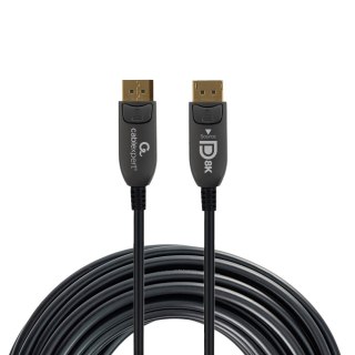 Gembird CC-DP8K-AOC-30M kabel DisplayPort Czarny